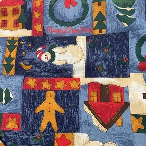 Festive Christmas Themed Fabric